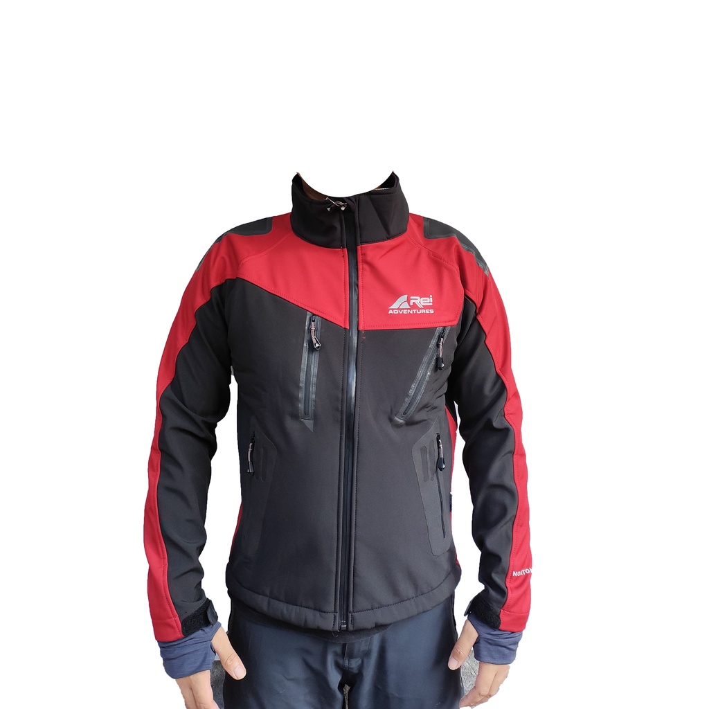 Jaket gunung REI outdoor - Jaket Softshell AREI adventure MT Norton