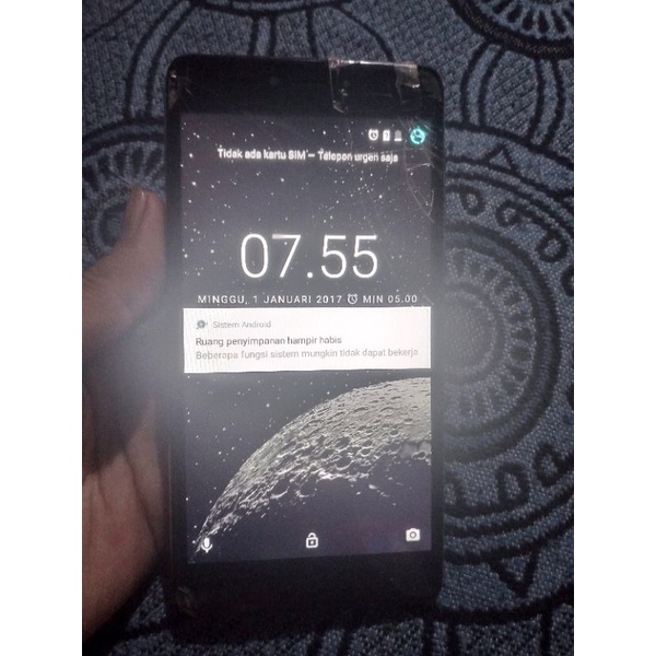 lcd mesin evercoss U55 original normal