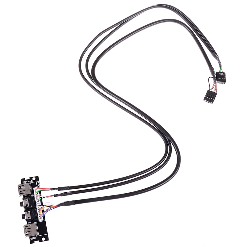 (LUCKID) 1pc Kabel Konektor panel Depan usb 2.0 Untuk motherboard Komputer