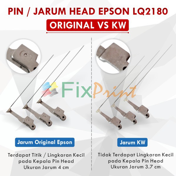 PIN / Jarum Head New Epson LQ2180 LQ2170 LQ2190