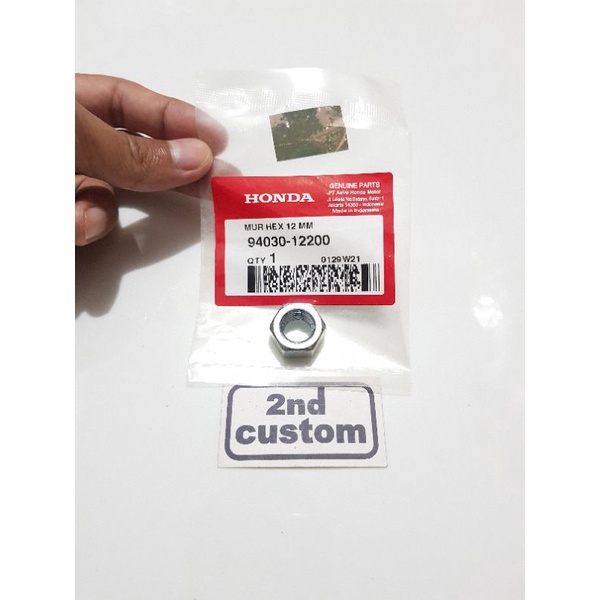 Mur cvt pulley belakang kunci 19 ori Honda Vario Scoopy Beat Spacy PCX ADV Genio 110 125 150 160 Ori