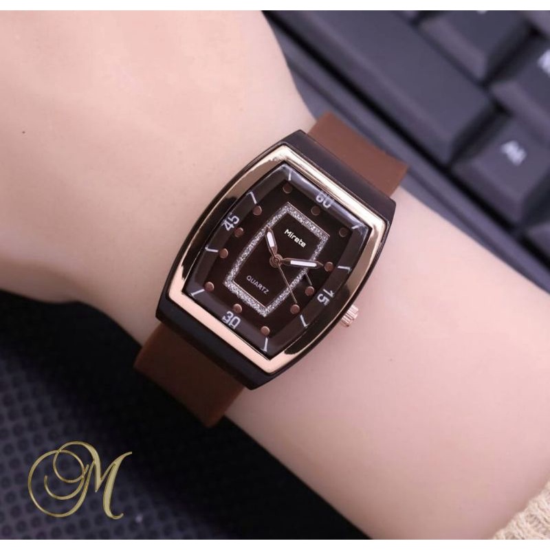 JAM TANGAN CEWEK TERBARU/ FASHION wanita, jam tangan WANITA mirete premium terlariss, JAM tangan cewek sporty