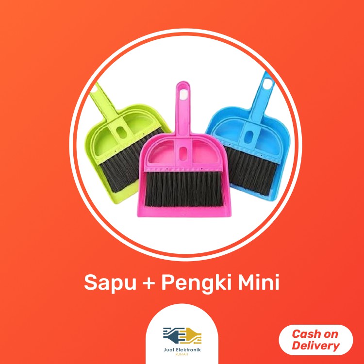 Sapu Pengki Mini Set Pembersih Mobil Praktis