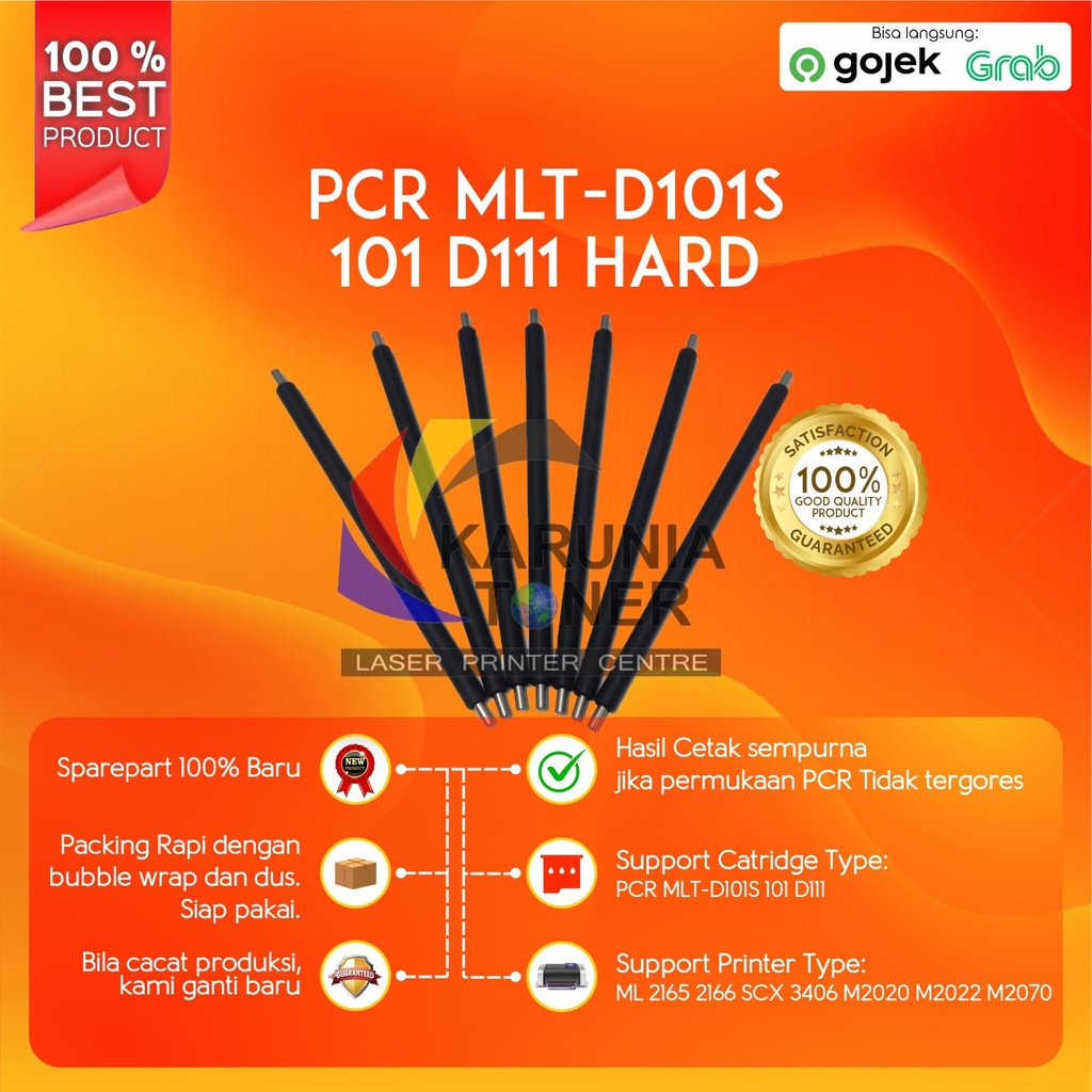 PCR Primary Charge Roller D101 D111 ML2160 ML2165 ML2166 M2020 M2070 SCX3405 SCX3406