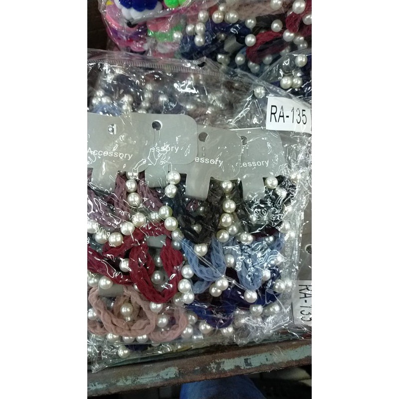 IKAT RAMBUT KUNCIR RAMBUT isi2pcs KUNCIRAN MUTIARA KARET ELASTIS-1