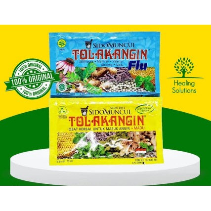 Sidomuncul tolak angin / tolak angin flu isi 12 sachet