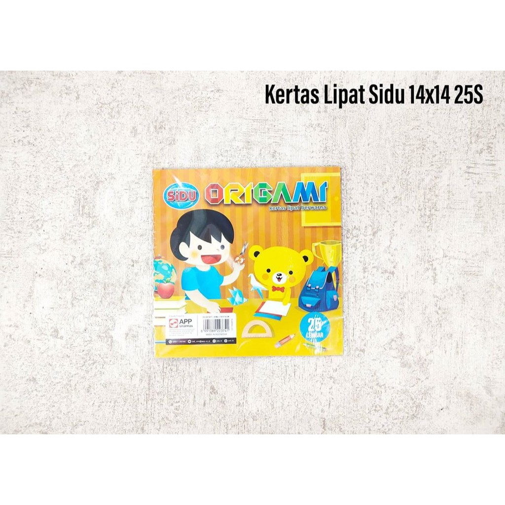 

(PAK) KERTAS LIPAT 14X14 SIDU / 25 LEMBAR