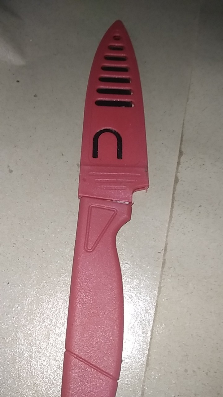 Pisau Buah/pisau Dapur Tajam Murah /merah