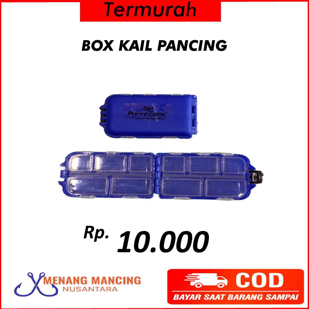 BOX KAIL KURA-KURA BOX KAIL PANCING BOX KAIL KOTAK BOX PERKAKAS KAIL