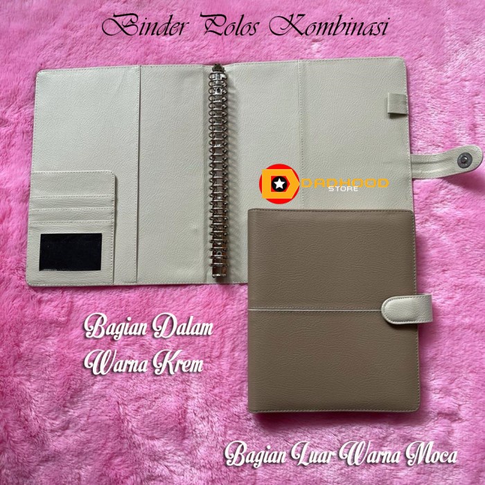 

Aman Binder Polos Kombinasi Model Garis A5 & B5 Terlaris