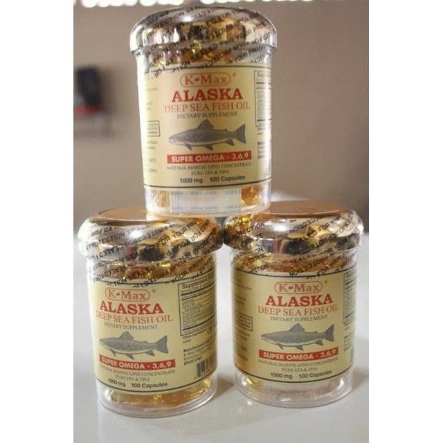 TERMURAH - K-MAX Alaska Deep Sea Fish Oil Super Omega - 3,6,9