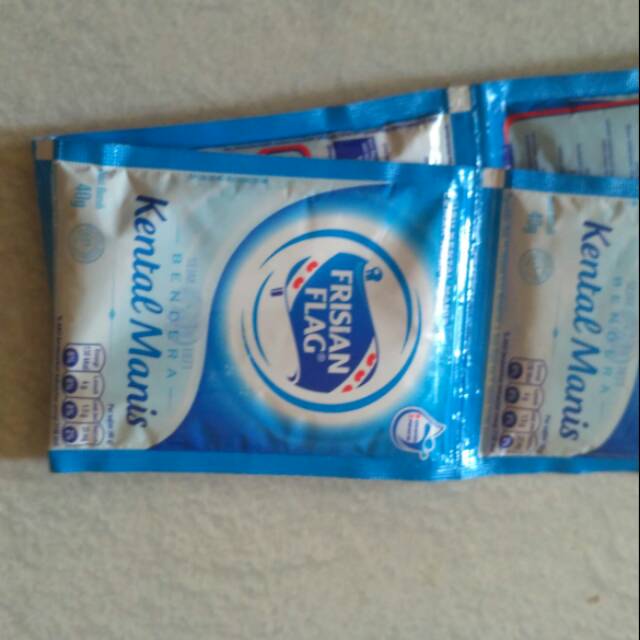 

Susu kental manis putih Frisian Flag sachet