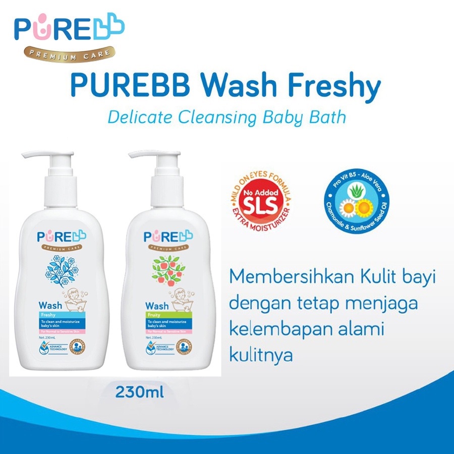 Pure Baby Wash 230ml Sabun Mandi Bayi