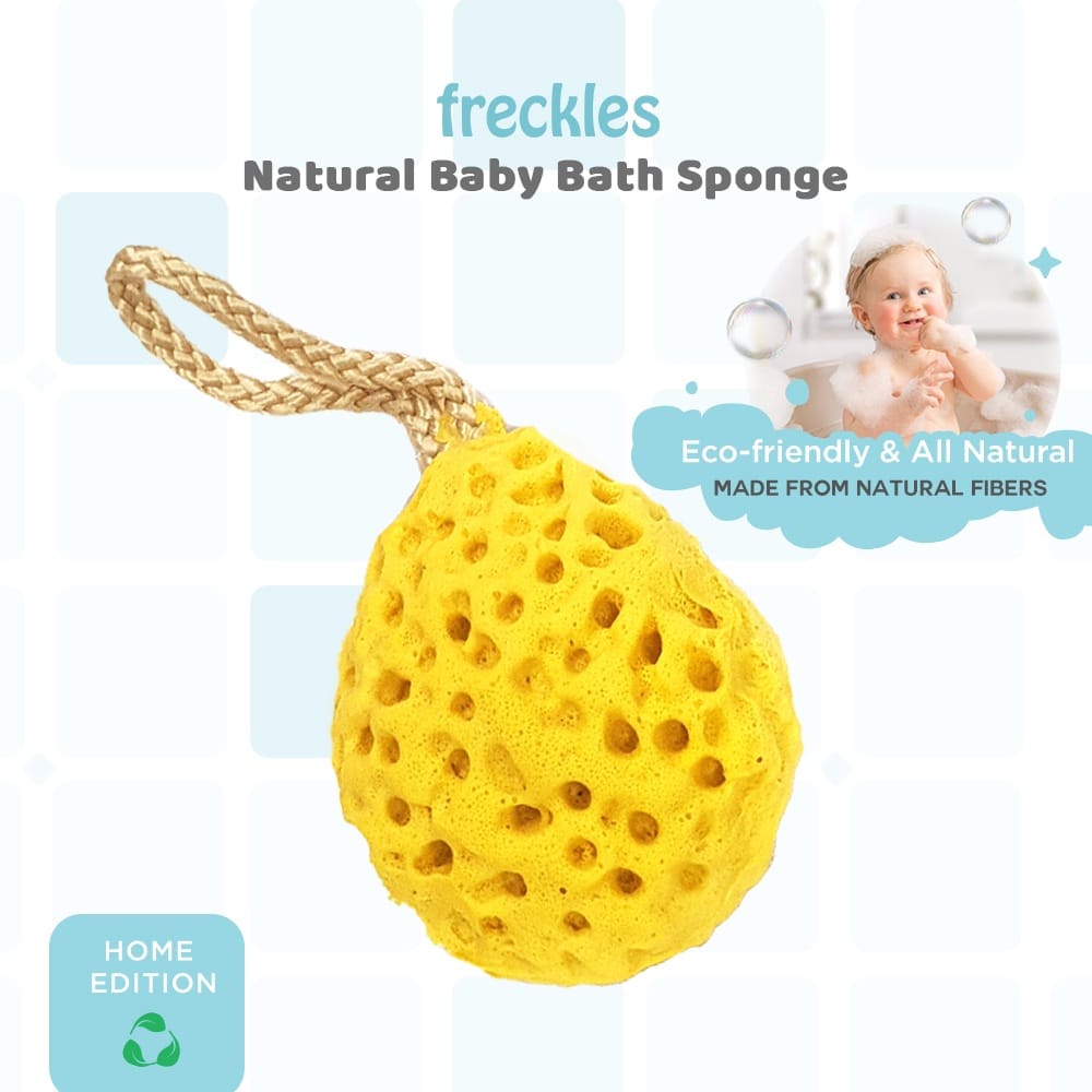 Freckles Natural Baby Bath Sponge - Spons Mandi Anak