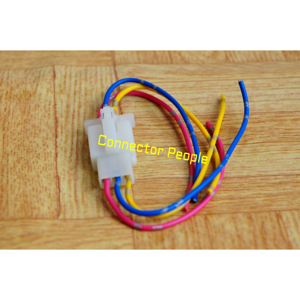 PNP Soket Sambungan 3 Pin kecil + Kabel Bintik 1 Set