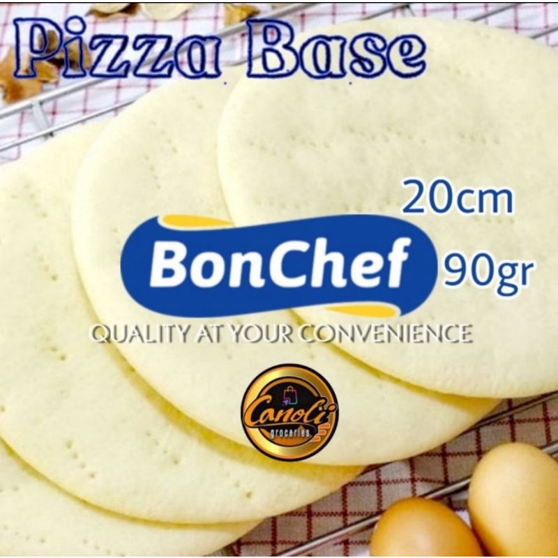 bonchef pizza base 20 cm 90gr / bon chef