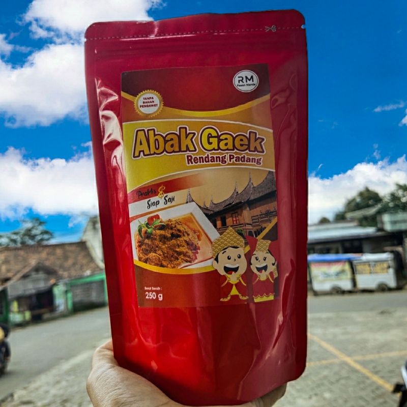 

Rendang Kemasa Abak Gaek Tanpa Bahan Pengawet