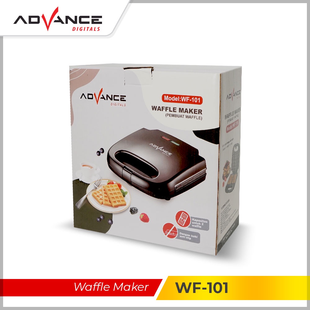 ADVANCE Mesin Sandwich Waffle Maker Pemanggang Roti Waffle 2 Lapis SW-101/SW-206/WF-101/WF-206