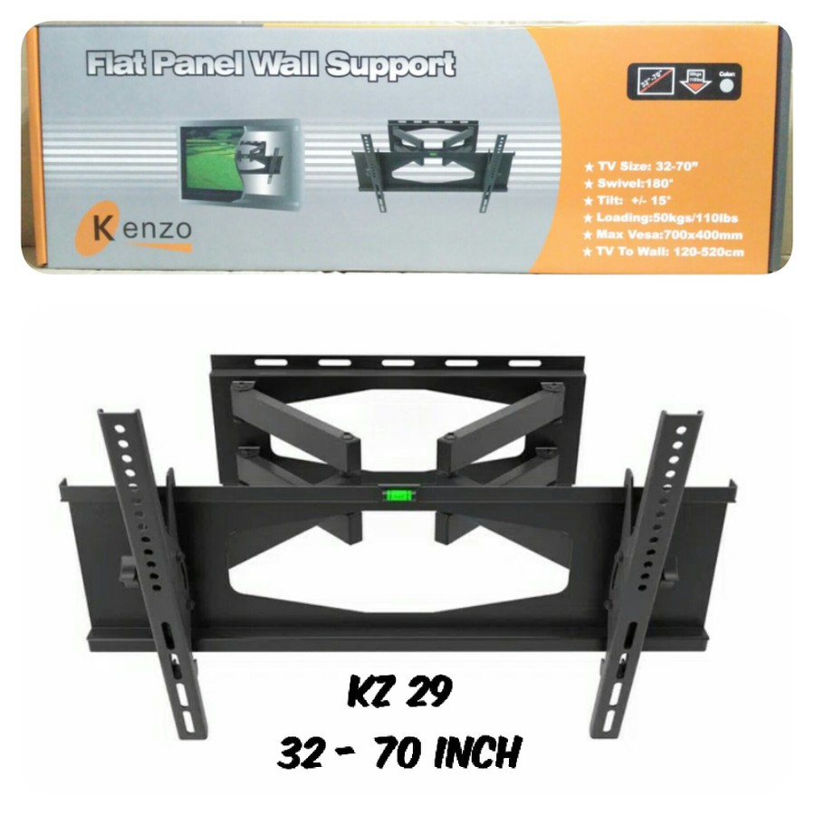 BRACKET TV 32 IN - 70 IN MAX 50 KG KENZO KZ 29