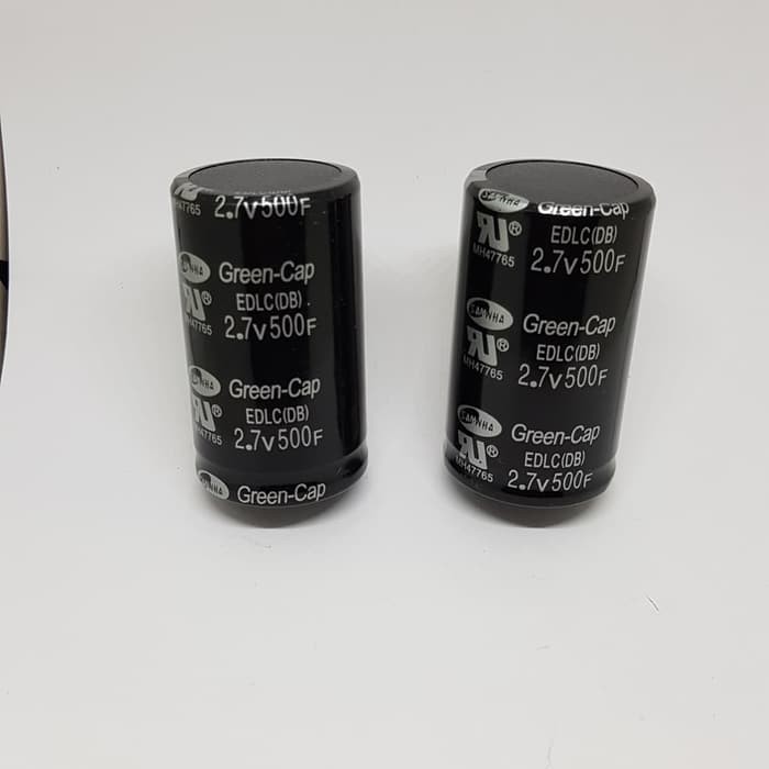 Super Capacitor 500F 2V7. Super Kondensator 500F 2V7