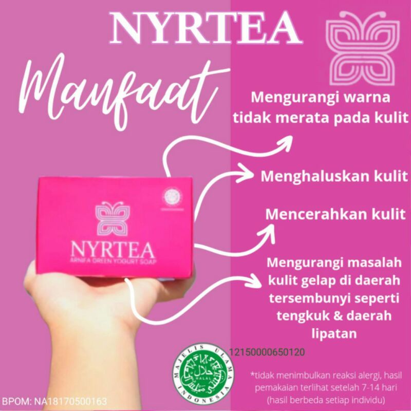 NYRTEA(sabun pemutih badan )