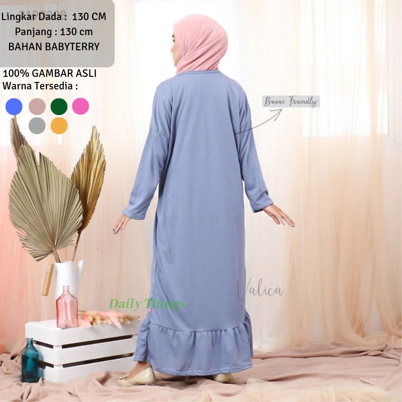 (COD) Daily Things Gamis Jumbo BUSUI 6 Colors Fany Fit XXL LD 130cm