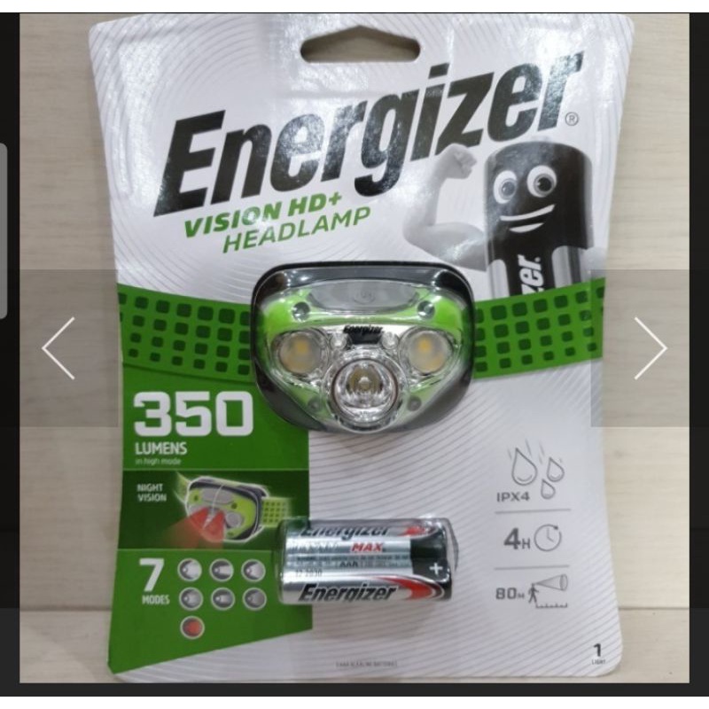 Energizer Head light Vision 5D 350 lumens