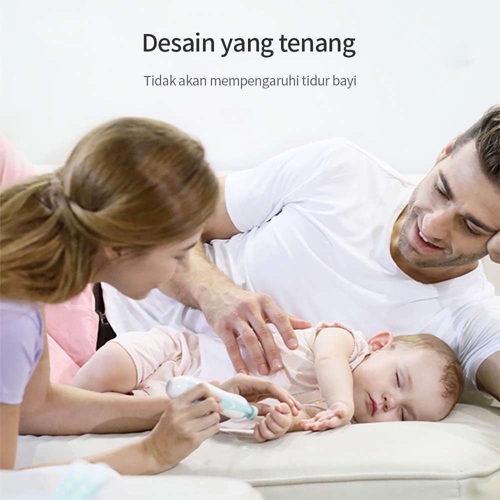 AIKOKY Gunting kuku bayi Pemotong kuku bayi elektrik