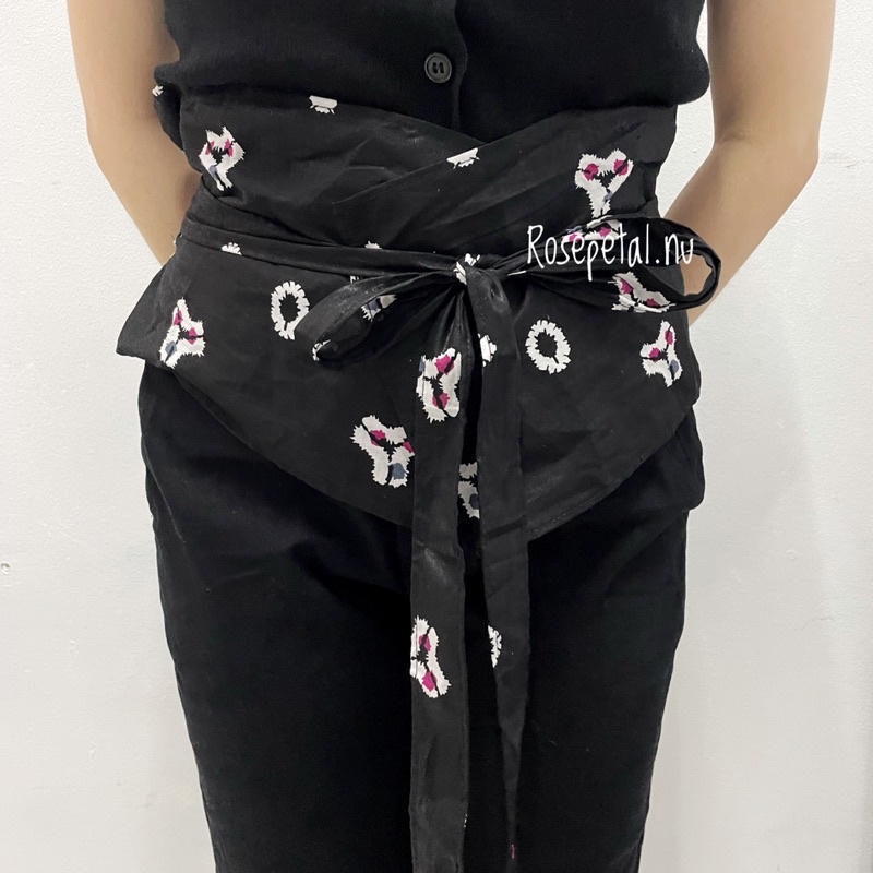 obi belt jumputan rubber / obi belt tenun karet / ikat pinggang obi belt tenun