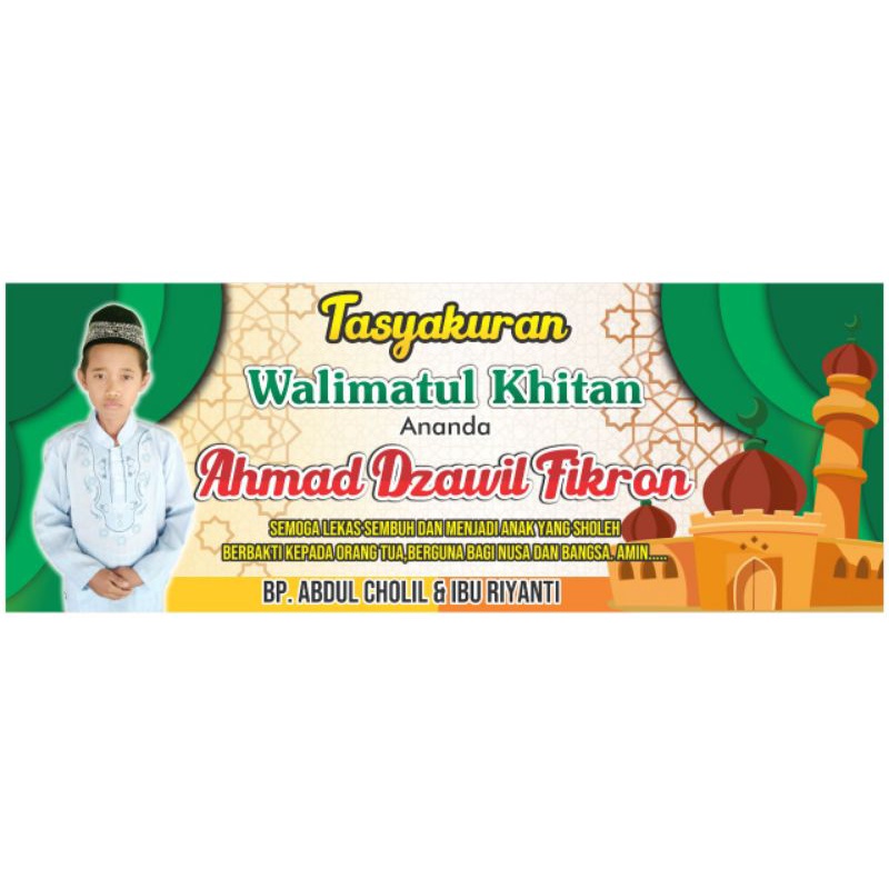 Banner backdrop khitan