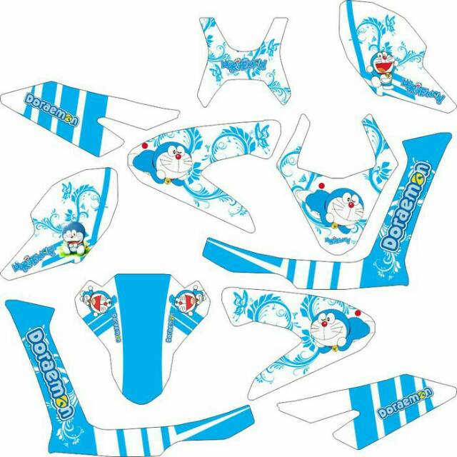 Sticker All New X-Ride 2017 Fullbody Doraemon