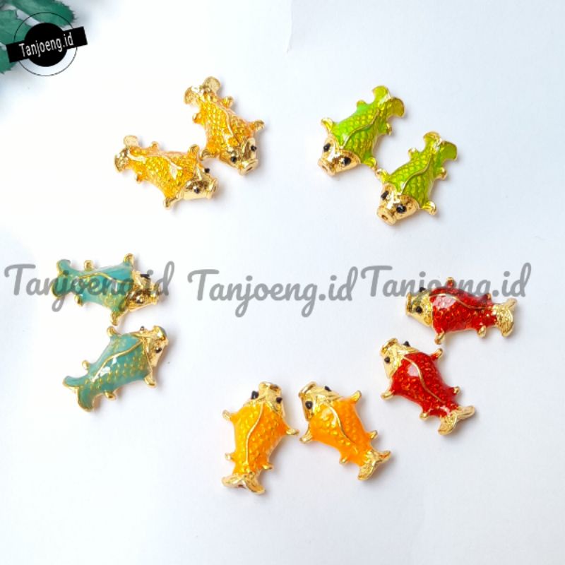 Liontin Ikan Koi Charm Keberuntungan Ikan Koi Liontin Xuping