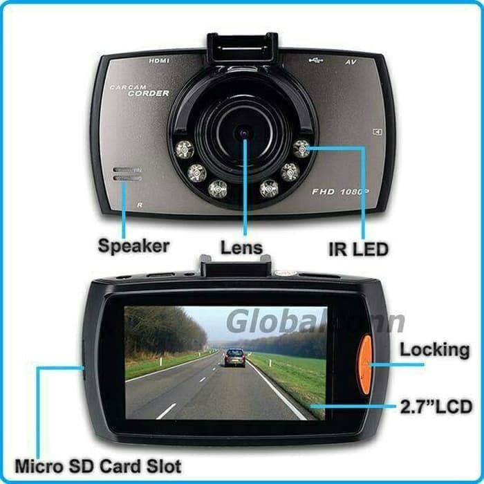 CAMERA MOBIL MODEL SPION 1080 HD KAMERA DASHCAM CAM DASHBOARD FULL HD Grosir