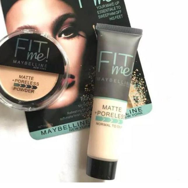 ► Paket Make Up Myb 1 Set 7in1 / Paket Kosmetic Myb Wanita Lengkap ( make up set fitme 2in1 (bdk+fou