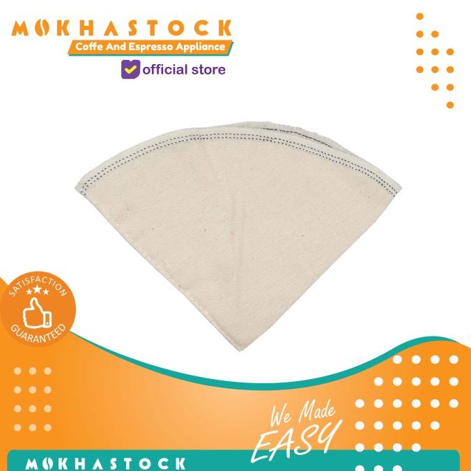 

[ COD ] Mokhastock Filter Kain V60 Coffee Filter Cloth Permanent Size 02 BERMUTU Kode 513