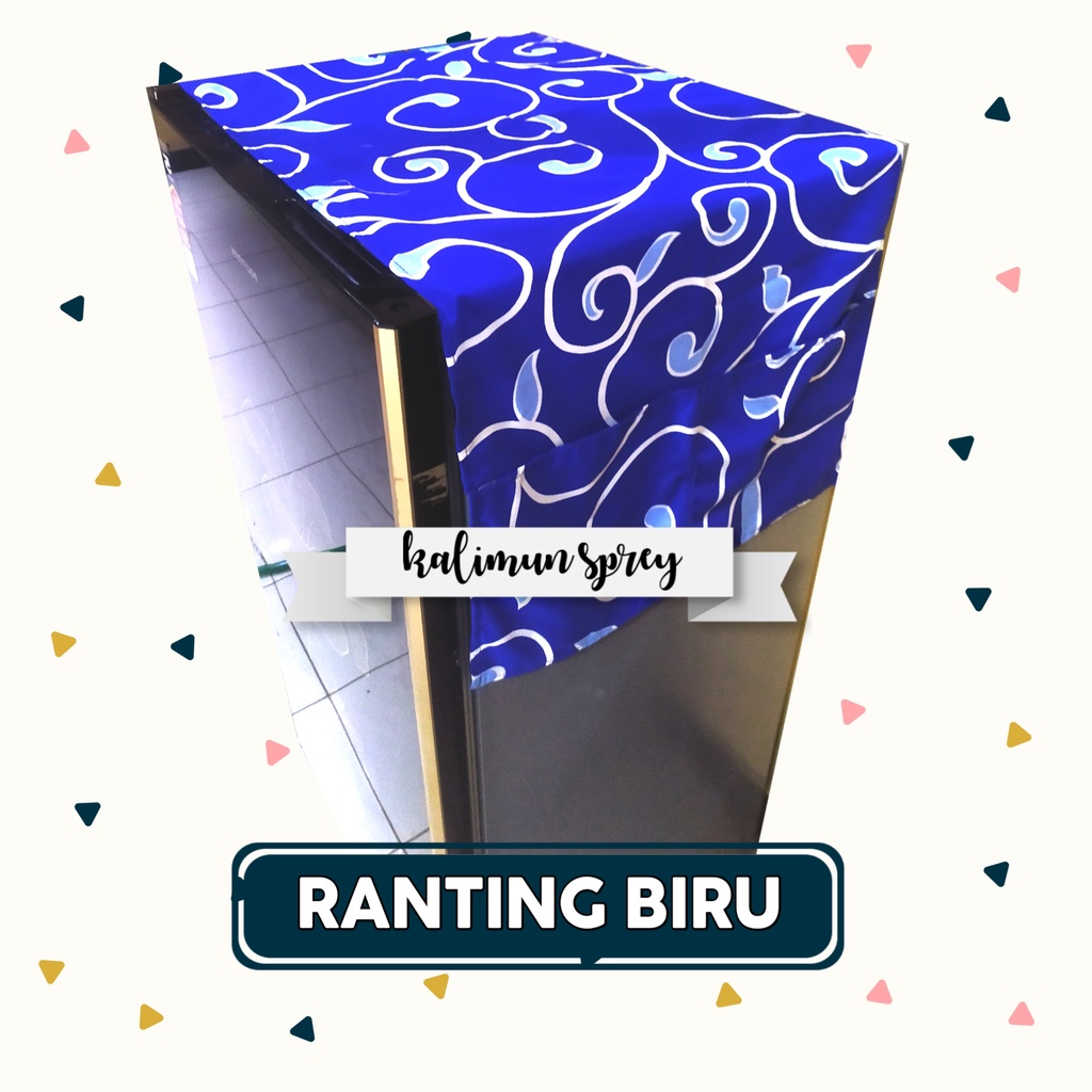 Taplak Kulkas 1 Pintu dan 2 Pintu Motif Kotak Kotak Aesthetic Karakter Anak Dan Dewasa Murah Promo