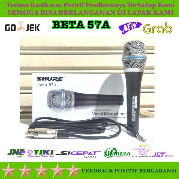 MIC SHURE PRECISION CRAFTED VOCAL BETA57 vocal PRO