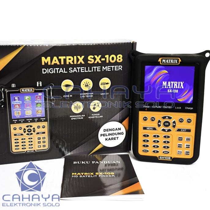 langsung order saja] Satelit Finder SX 108 Matrix Tracking LNB Parabola Receiver TV Nex
