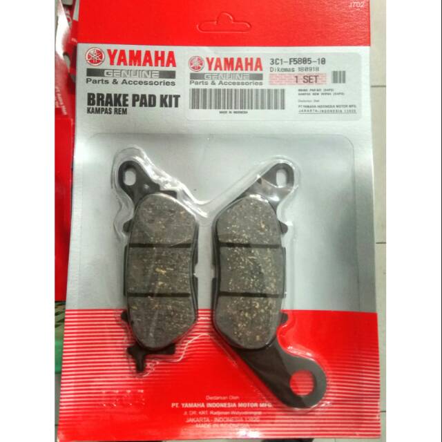 Kampas rem depan dispad nmax belakang MX 3C1 SPC