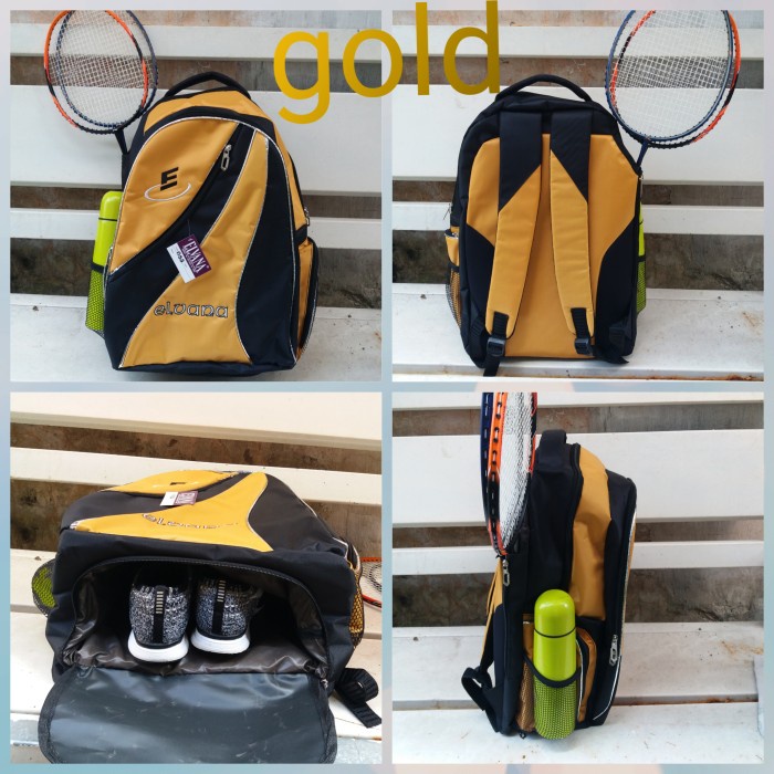 Tas Ransel raket badminton ELVANA
