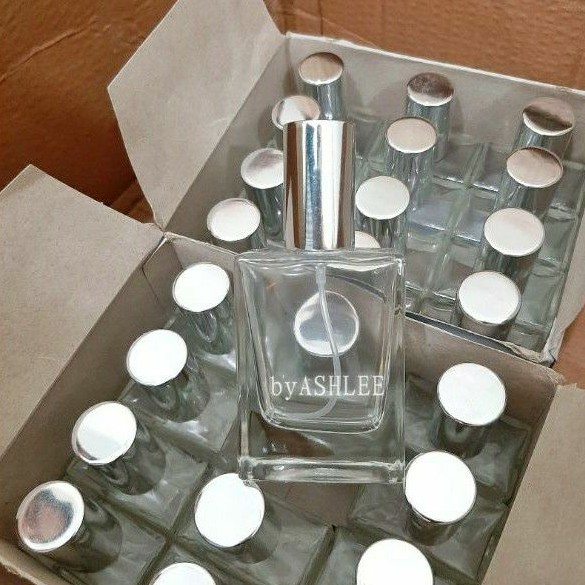 Botol Parfum Hermes 30 ml isi ulang botol petak press drat sablon botol sendiri