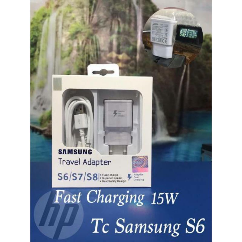 TC TRAVEL CHARGER SAMSUNG S6/S7/S8/NOTE 4/NOTE 5 MICRO USB/V8 ORIGINAL 100% FAST CHARGING BERGARANSI