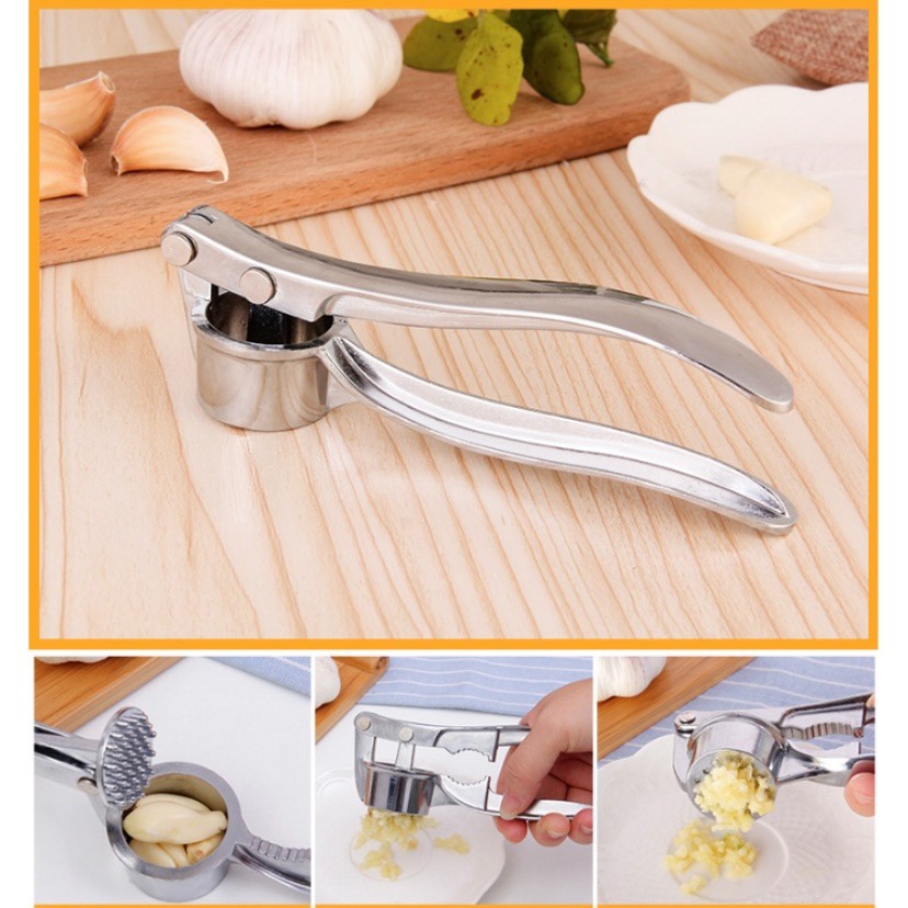 Pemecah Bawang Stainless Steel Garlic Press