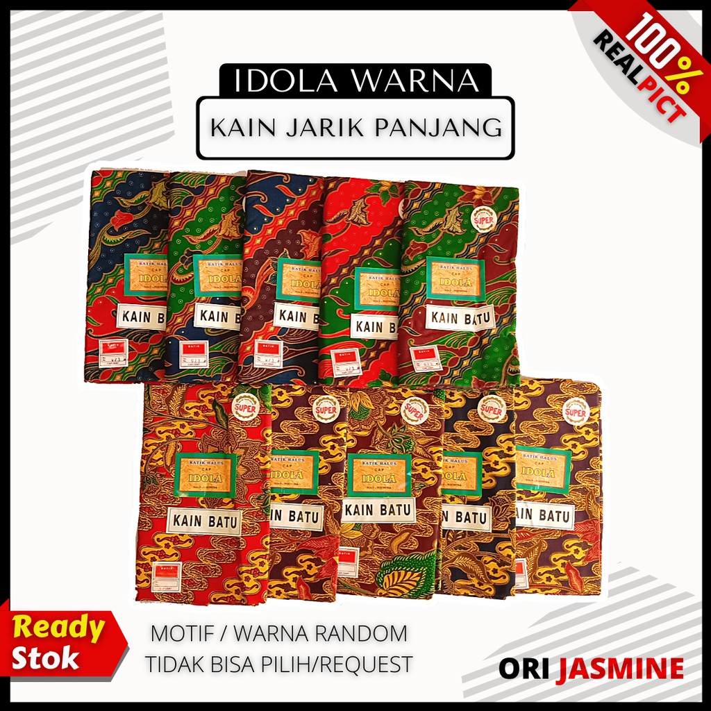 Kain batik meteran katun solo murah premium tulis jarik melahirkan bahan kain batik katun halus IDOL