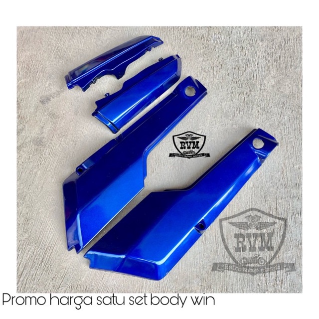 body set Bok aki Honda win body set win warna biru tempong win 100