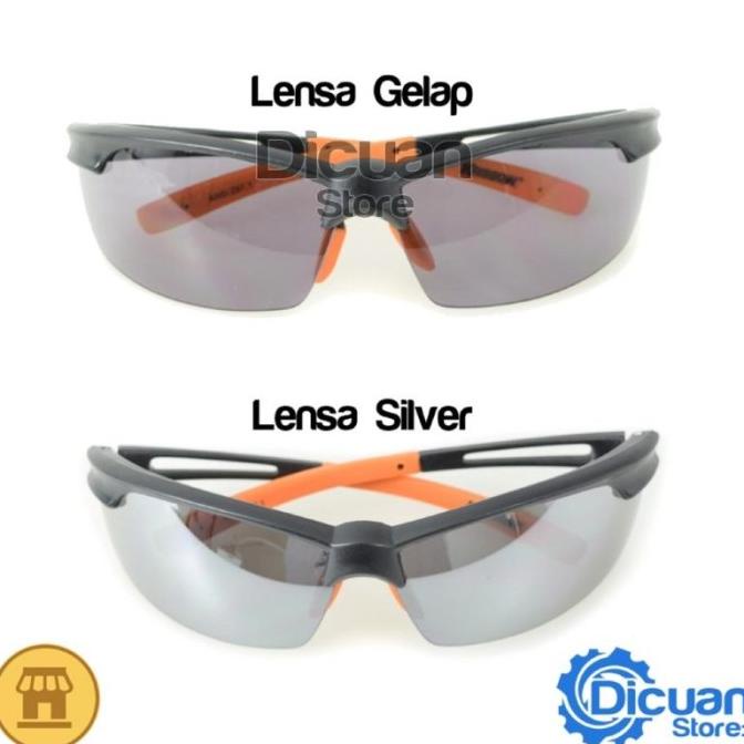 Krisbow Spectacle Safety Glasses With Nosepad / kacamata Pengaman