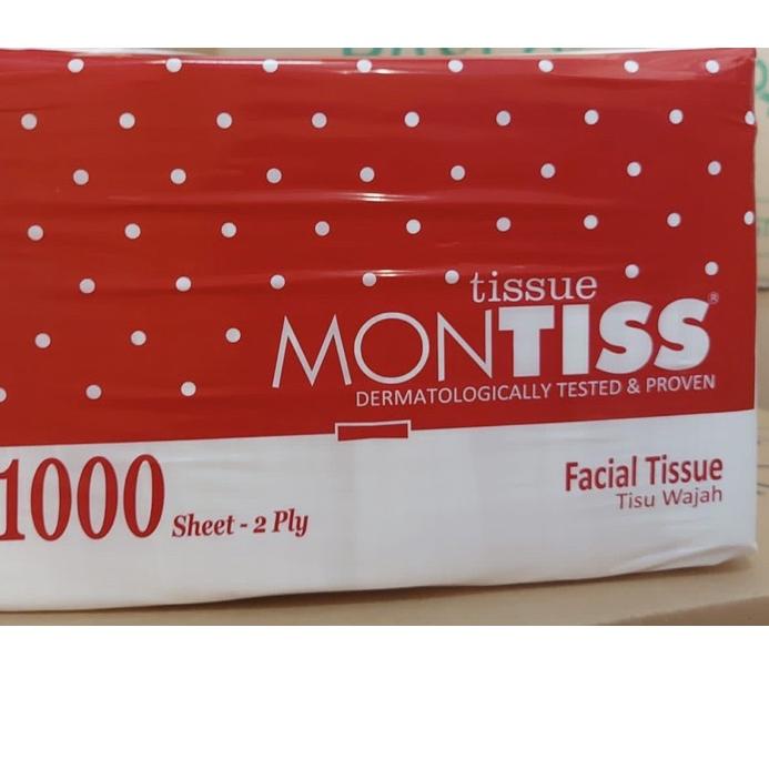 tisu tissue montiss 1000 gram 2ply <