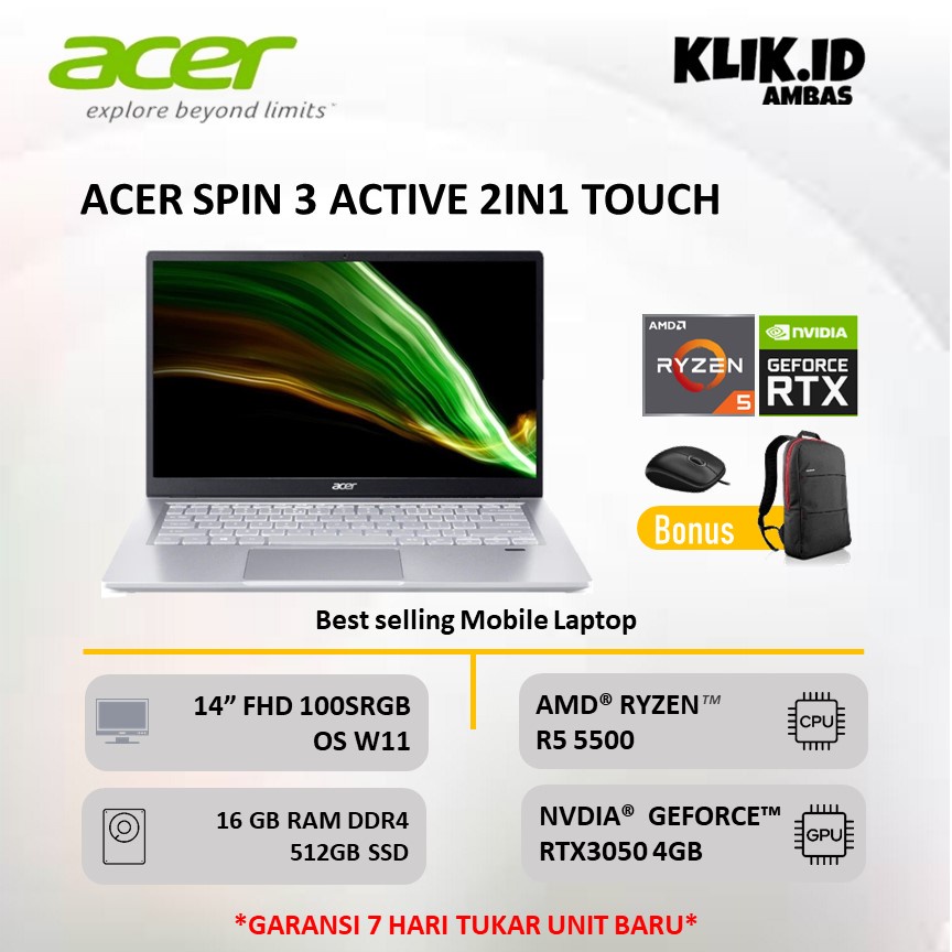 Jual Acer Swift X Sfx Ryzen Gb Ssd Rtx Gb W Ohs