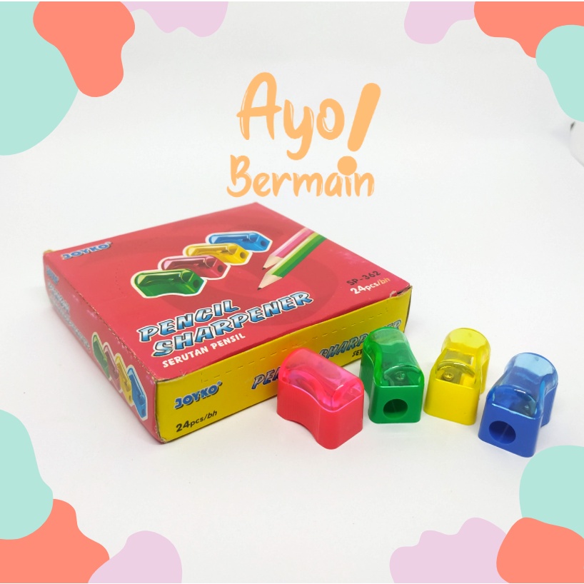 

Rautan Joyko SP-362 / Sharpener / Serutan Pensil / Mini