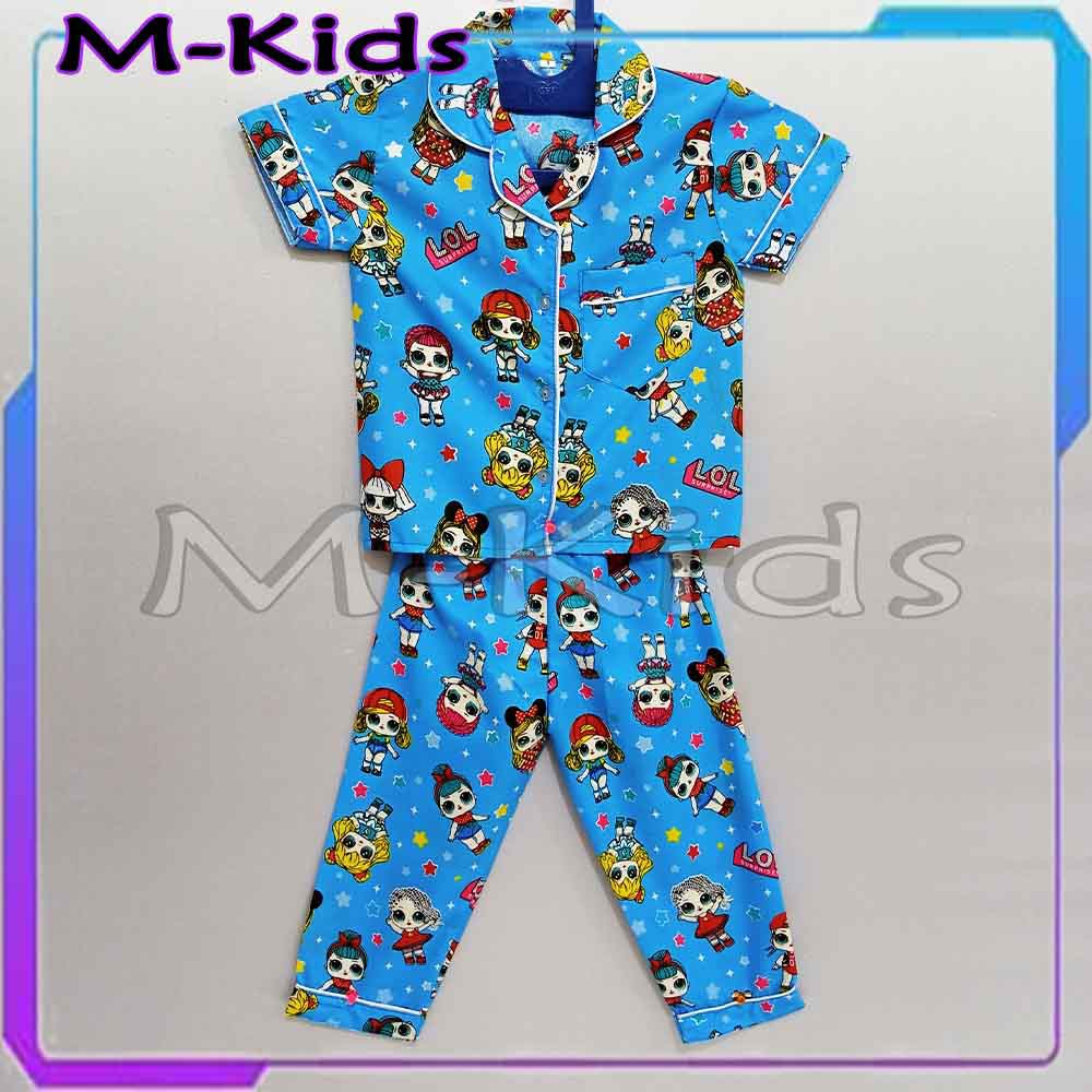 MKids88 - Baju Setelan Katun Anak Gambar Retro Lebah / Honey Bee Stitch LOL